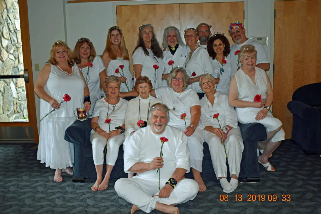 group of students from retreat